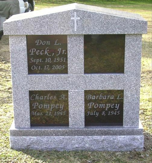 Four Niche Cremation Memorial