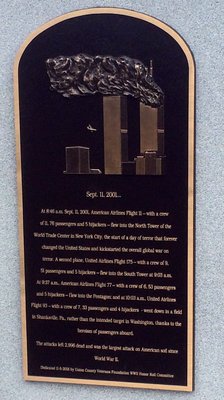 9-11 Plaque